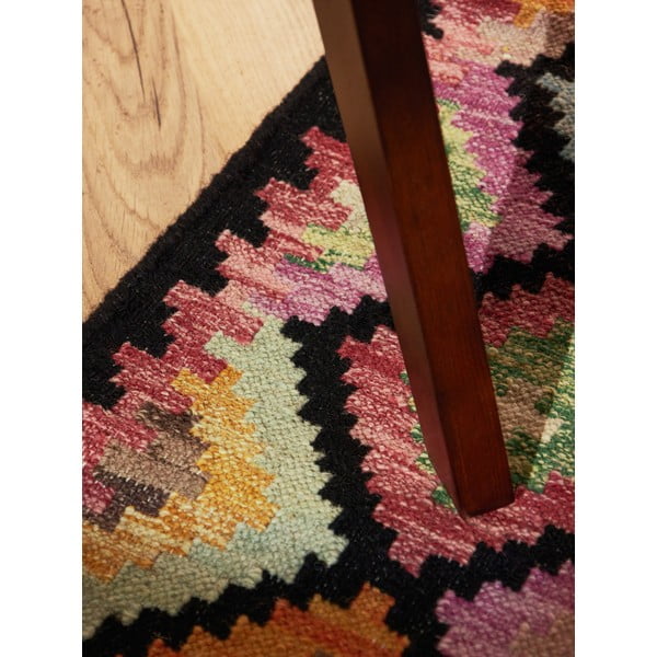 Apverčiamas/rankų darbo iš vilnos kilimas 60x190 cm Kamal Zara – Nouristan-image-4