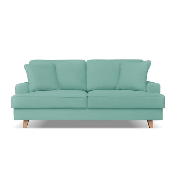 Mėtų žalios spalvos trivietė sofa Cosmopolitan design Madrid