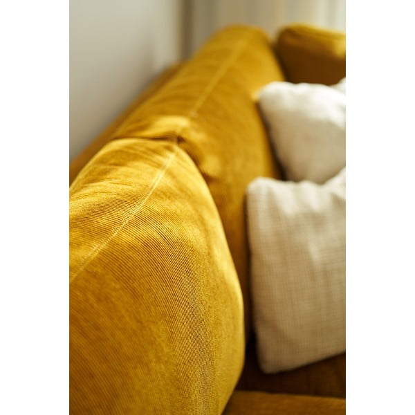 Tamsiai geltona kampinė sofa Sigge - Sits-image-3