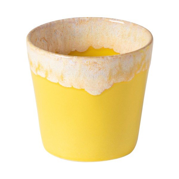 Iš akmens masės puodelis geltonos spalvos/baltos spalvos 210 ml Grespresso – Costa Nova