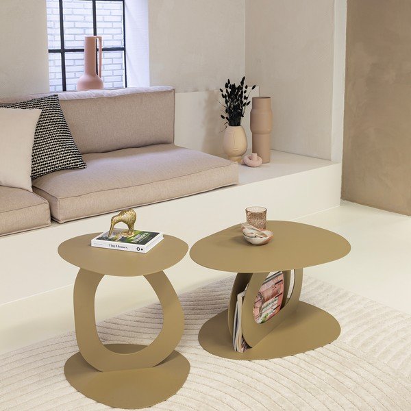 Iš metalo šoninis stalas 39x46 cm Alto – Spinder Design-image-1
