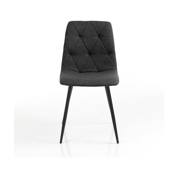 Juodos spalvos valgomojo kėdės 2 vnt. Mesh – Tomasucci-image-4