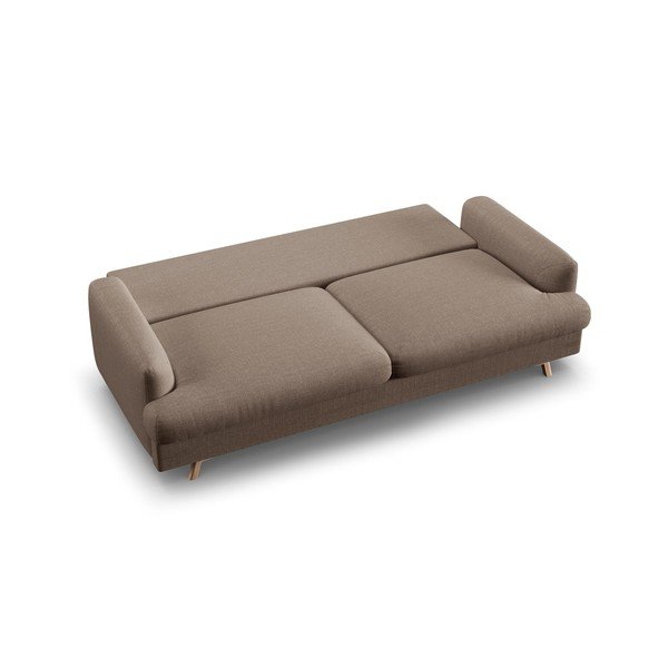 Taupe spalvos sulankstoma/su sandėliavimo vieta sofa 233 cm Naomi – Micadoni -image-4