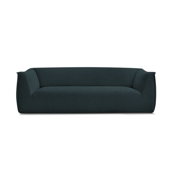 Tamsiai mėlynos spalvos sofa iš kordinio velveto 242 cm Giorgia – Bobochic Paris