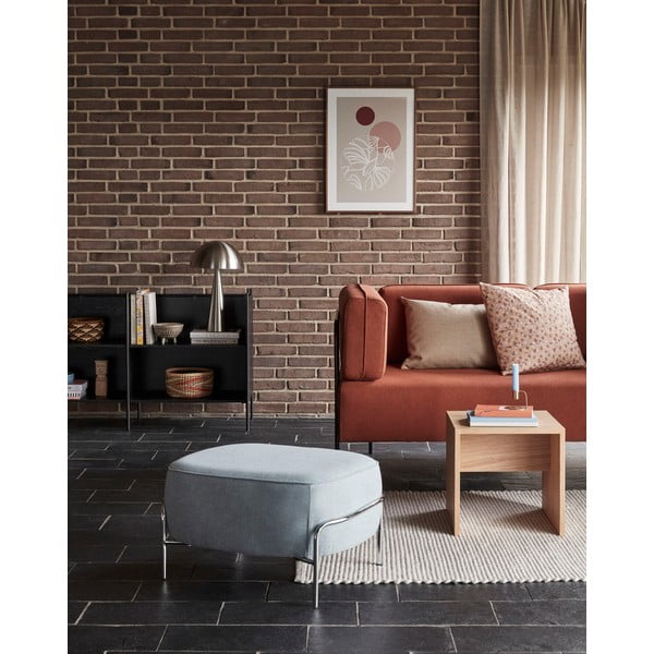 Šoninis staliukas iš ąžuolo medienos Hübsch Less, 40 x 40 cm-image-2