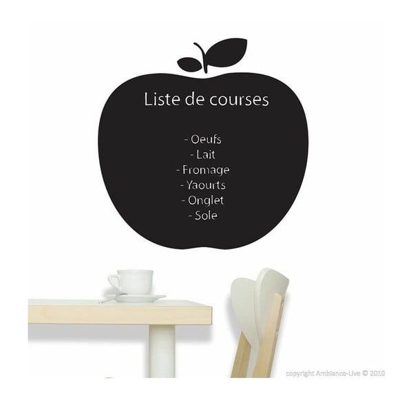 Apple Blackboard lentos lipdukas su skysta kreida Ambiance-image-2