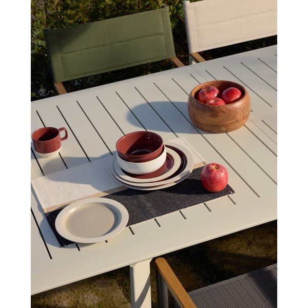 Bordo spalvos iš keramikos mažas dubuo Doren – Kave Home-image-1
