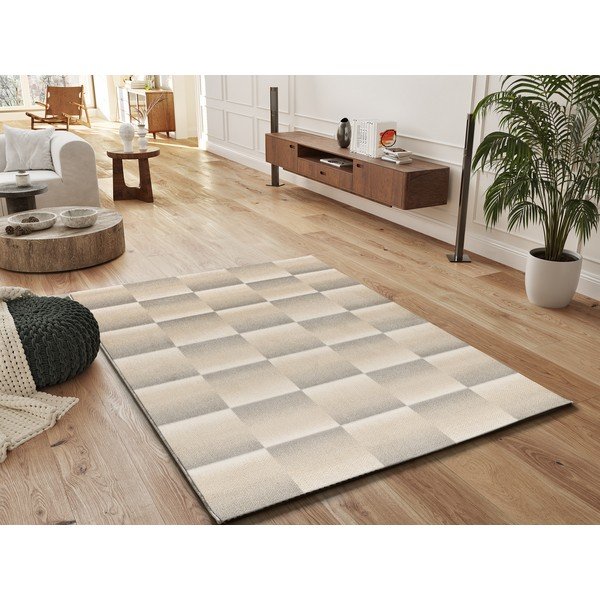 Kilimas pilkos spalvos/kreminės spalvos 80x150 cm Sensation – Universal-image-1