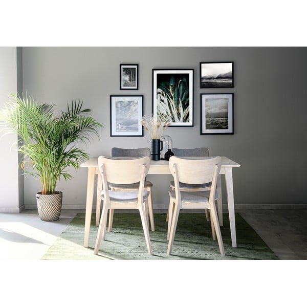 Matinis lakuotas ąžuolinis valgomojo stalas Rowico Mimi, 140 x 90 cm-image-1