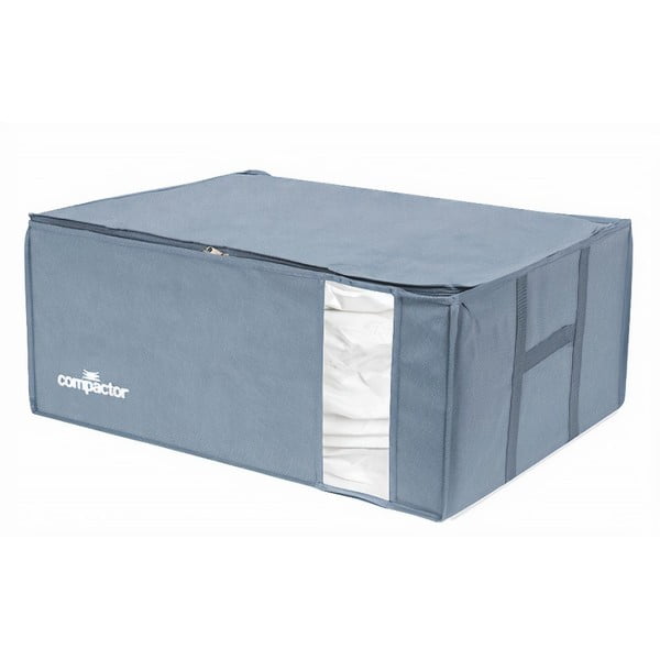 Mėlyna drabužių laikymo dėžė "Compactor XXL Blue Edition 3D Vacuum Bag", 210 l