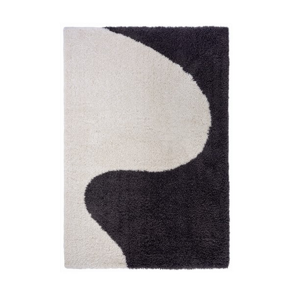 Kilimas juodos ir baltos spalvos 160x230 cm – Elle Decoration