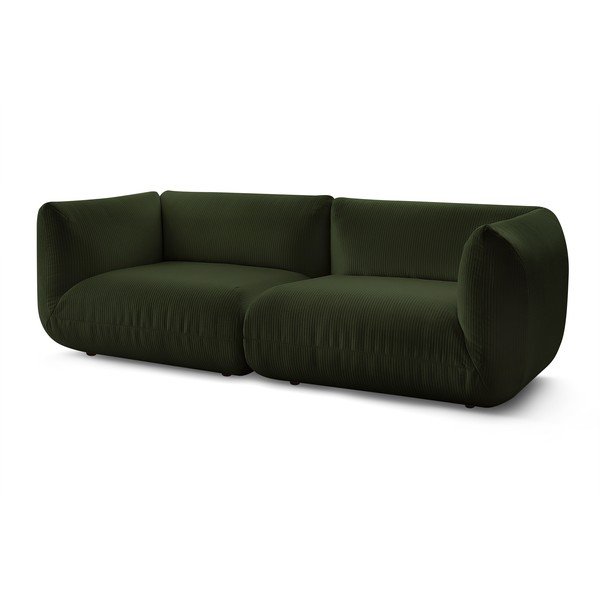 Žalia velvetinė sofa 260 cm Lecomte - Bobochic Paris-image-3