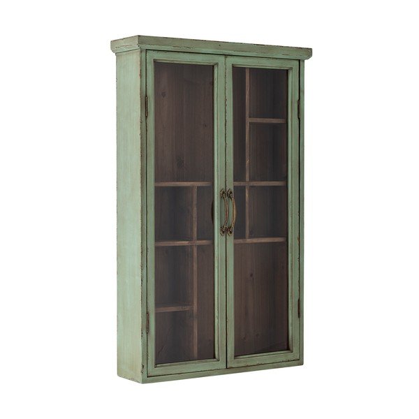 Iš kėnio masyvo vitrina žalios spalvos 13,5x80 cm Hazem – Bloomingville-image-2