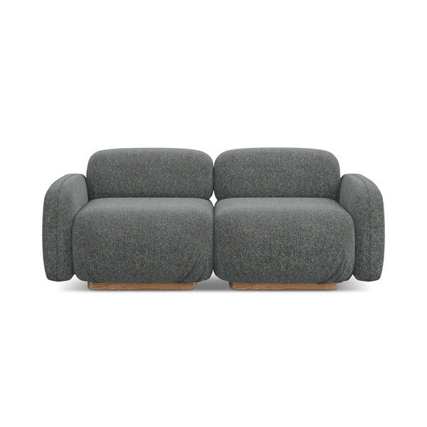 Pilkos spalvos sofa 190 cm Ailani – Makamii