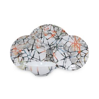 24 dalių porcelianinių indų rinkinys Kütahya Porselen Abstract