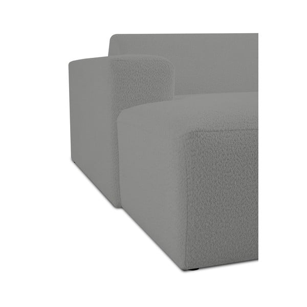 Iš boucle modulinė sofa pilkos spalvos (su kairiuoju kampu) Roxy – Scandic-image-4