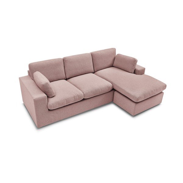Rožinės spalvos kampinė sofa Belair – Bobochic Paris-image-3