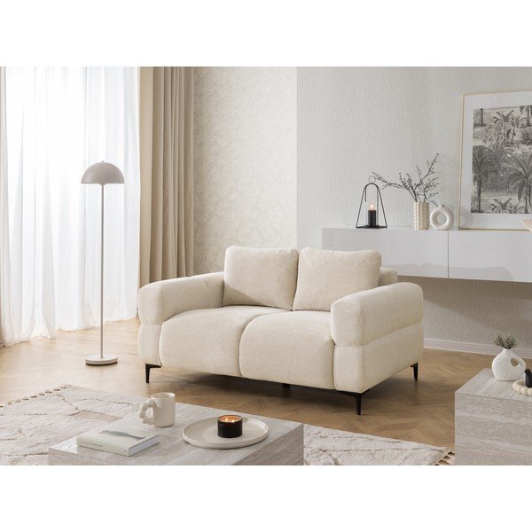 Kreminės spalvos sofa 154 cm Helio – Ropez-image-2