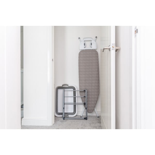 Baltai pilkas plastikinis skalbinių krepšys 40 l - Addis-image-3