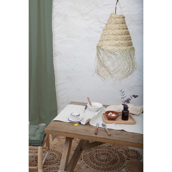 Žalios spalvos užuolaida Linas Cuture Cortina Hogar Green-image-1