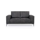 Iš dirbtinės odos sofa antracito spalvos 164 cm Copenhagen – Scandic