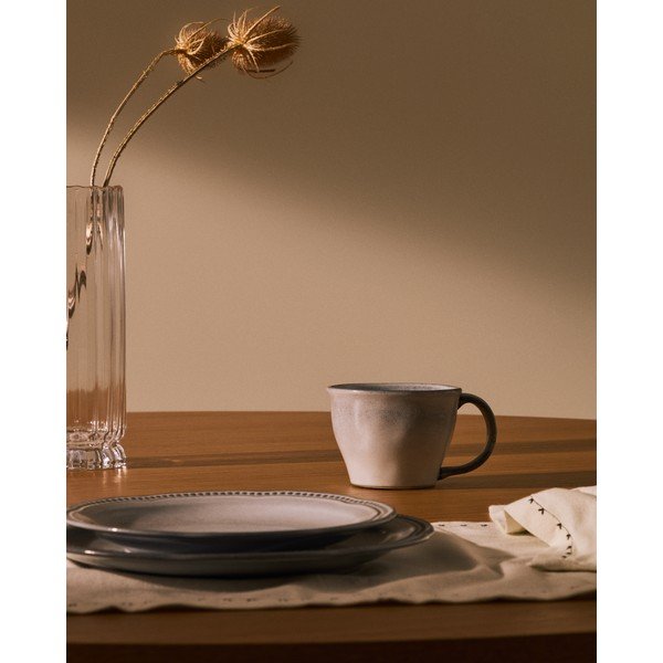 Mėlynos spalvos iš keramikos puodelis Dovec – Kave Home-image-1