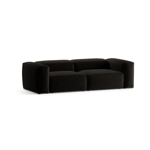 Juodos spalvos sofa 264 cm Bergamo – Cosmopolitan Design-image-2