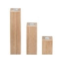 Iš medžio žvakidės 3 vnt. Dreva – Blomus