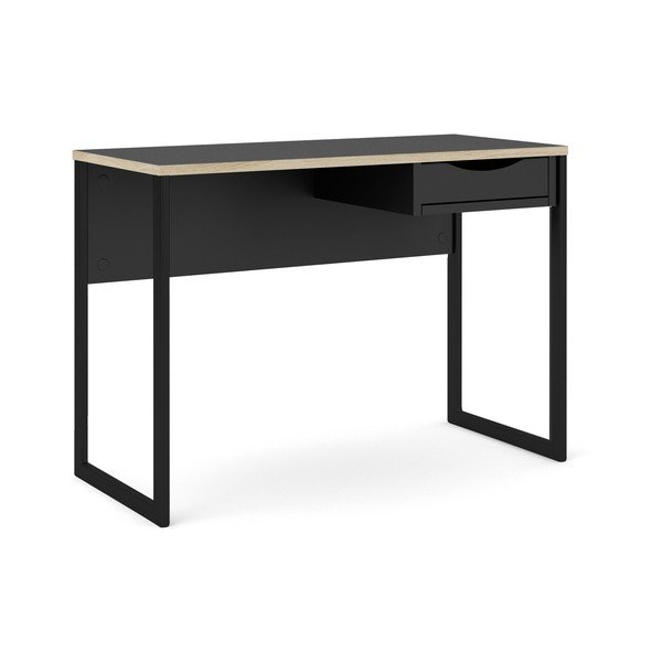 Juodas darbo stalas Tvilum Function Plus, 110 x 48 cm-image-2
