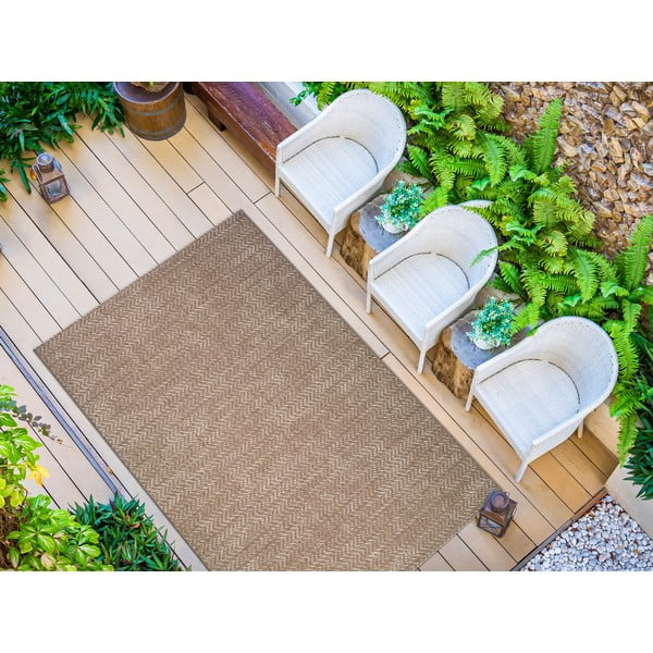 Smėlio spalvos lauko kilimas Universal Panama, 200 x 290 cm-image-1