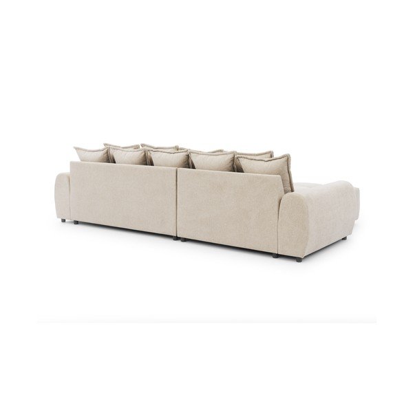 Smėlio spalvos kampinė sofa (su kairiuoju kampu/su gultu) Albane  – Ropez-image-4