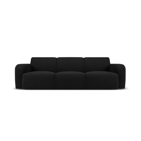 Sofa juodos spalvos iš boucle 235 cm Molino – Micadoni Home