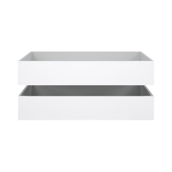 Lovos daiktadėžės baltos spalvos 2 vnt. 90x190/140x190 cm Naia – Tvilum-image-3