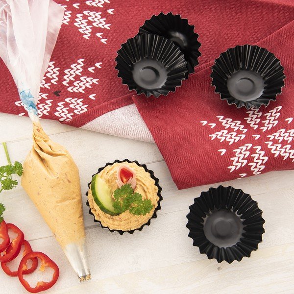 Iš metalo skirta tartaletei kepimo formos 6 vnt. ø 7 cm – Orion-image-2