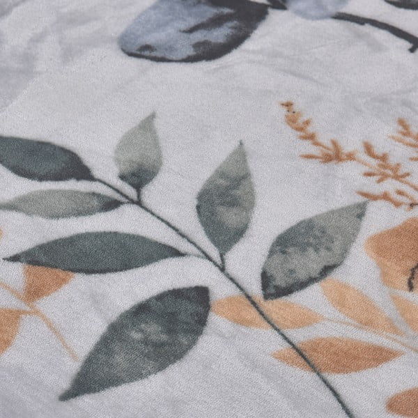 Pilkai mėlynos spalvos iš mikropliušo viengulė patalynė 140x200 cm Greta – My House-image-3