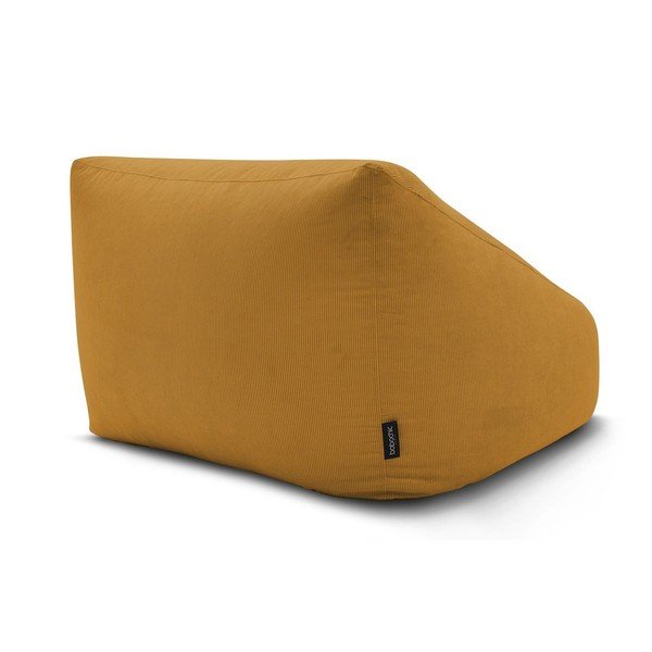 Geltonos spalvos sėdmaišis iš kordinio velveto Lilibet – Bobochic Paris-image-4