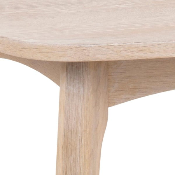 Actona Marte ąžuolinis žurnalinis staliukas su kojelėmis, ⌀ 58 cm-image-3