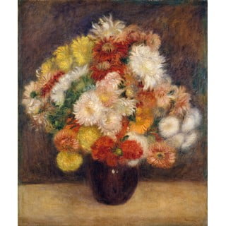 Auguste Renoir reprodukcija Bouquet of Chrysanthemums, 55 x 70 cm