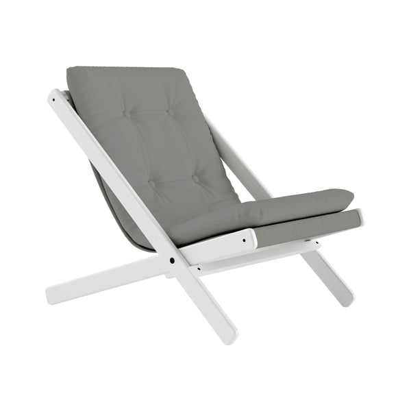 "Karup Design Boogie White/Grey" sulankstomas fotelis