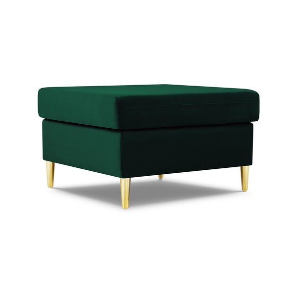Žalios spalvos iš velveto taburetė Kyoto – Cosmopolitan Design-image-1