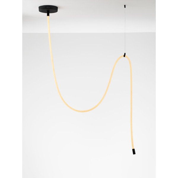 Baltos spalvos/matinės juodos spalvos iš plieno kabantis šviestuvas LED su pritemdymo funkcija Ilane – Nova Luce-image-4