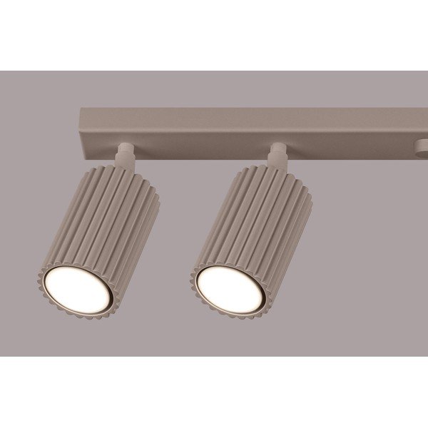 Taupe spalvos iš metalo taškinis šviestuvas 6,5x117 cm Gleam – Sollux-image-2