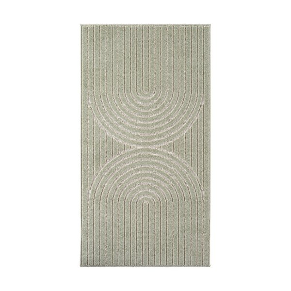 Žalios spalvos lauko ir vidaus kilimas 80x150 cm Nova 1201 – Ayyildiz Carpets