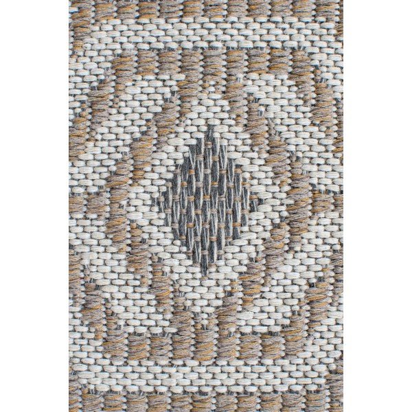 Smėlio ir pilkos spalvos medvilninis kilimas Flair Rugs Bombax, 114 x 170 cm-image-2