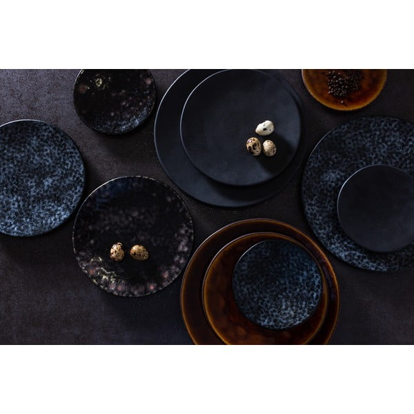 Pilkos spalvos akmens masės padėklas Costa Nova Roda Iris, ⌀ 16 cm-image-2