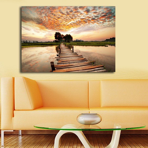 Tapyba ant drobės Aušra, 100 x 70 cm-image-1