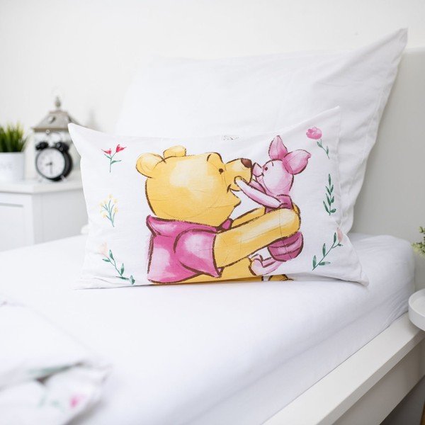 Iš medvilnės vaikiška patalynė vaikiškai lovai 100x135 cm Winnie the Pooh "Pooh Hugs" – Jerry Fabrics-image-2