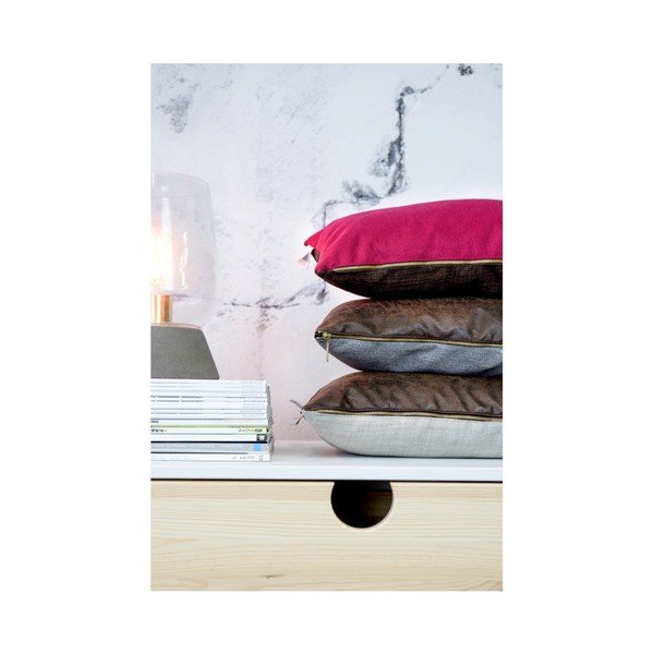 2 pagalvėlių su užpildu rinkinys Karup Deco Cushion Light Bordeau x /Choco, 45 x 25 cm-image-3
