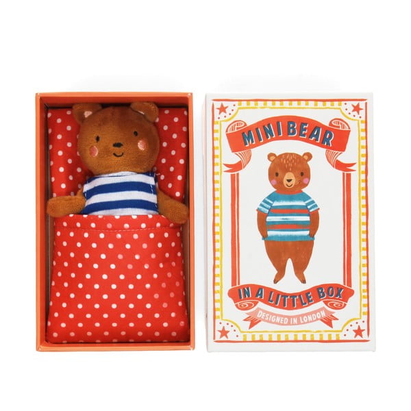 Pliušinis žaislas Mini Bear in a Little Box – Rex London-image-4