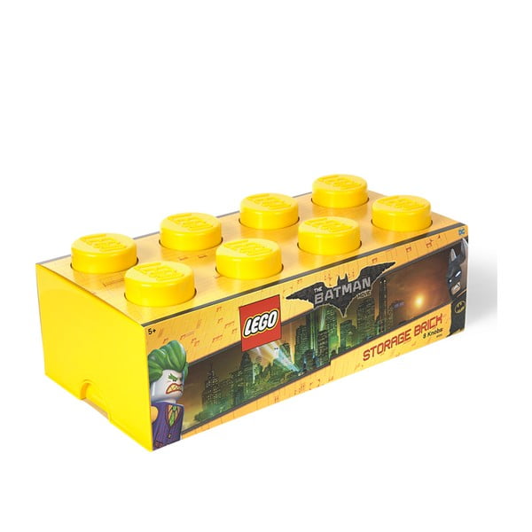 Geltonos spalvos LEGO® Batman saugojimo dėžutė